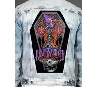 Black Sabbath D - Patch posteriore stampata a forma di bara