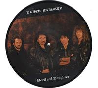 BLACK SABBATH - DEVIL AND DAUGHTER 7 INCH (7" VINYL 45) UK IRS 1989
