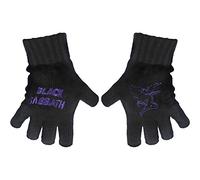 Black Sabbath - Guanti Senza Dita Purple Logo & Devil
