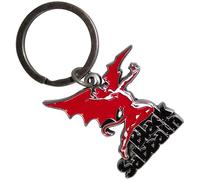 Black Sabbath Logo And Daemon Portachiavi Keychain Size One Size