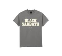 BLACK SABBATH Maglietta 'Black Sabbath Logo T-Shirt' grigio Uomo - Abbigliamento - Taglie comode - Maglie e T-shirt BLACK SABBATH M