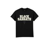 BLACK SABBATH Maglietta 'Black Sabbath Logo T-Shirt' nero Uomo - Abbigliamento - Taglie comode - Maglie e T-shirt BLACK SABBATH XXL
