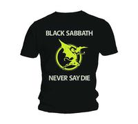 Black Sabbath Never Say Die ufficiale Uomo maglietta unisex