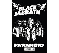 Black Sabbath Notebook: /Journal/journal Great for Birthday or Christmas Gift: Perfect for taking notes , Sketching Soft Matte Cover #34