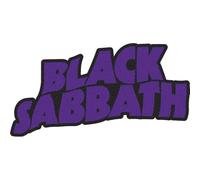 Black Sabbath Patch Logo Cut Out Nuovo Ufficiale Purple