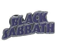 Black Sabbath Purple Wavy Logo Unisex Spilla lilla lega di zinco