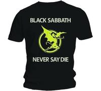 Black Sabbath: Rock Off - Never Say Die (T-Shirt Unisex Tg. L) -