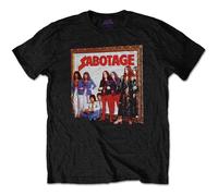 Black Sabbath 'Sabotage' (Nero) T-Shirt - NUOVO E UFFICIALE