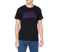 Black Sabbath T Shirt Classic Wavy Diamante Band Logo Official Unisex Black XXL