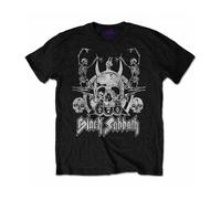 Black Sabbath T-Shirt Manica Corta Dancing Rock Off BSTS17MB