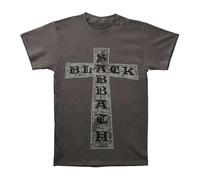 Black Sabbath T-Shirt Nera a Logo Carbone da Uomo con Licenza Ufficiale per Uomo Taglie S-XXL