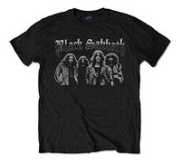 Black Sabbath Maglietta Greyscale Group Unisex Black S