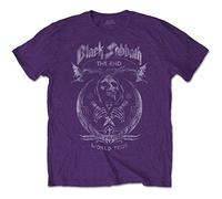 Black Sabbath - T-Shirt # S Unisex Purple # The End Mushroom Cloud