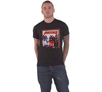 Black Sabbath T Shirt Sabotage Back Print Band Logo Nuovo Ufficiale Uomo Nero