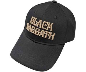 Black Sabbath Text Logo Cappello Black
