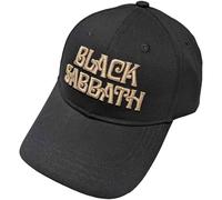 Black Sabbath Text Logo Ufficiale Berretto da Baseball