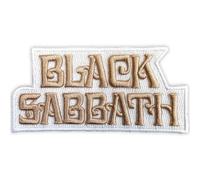 Black Sabbath Text Logo Ufficiale Toppa da cucire