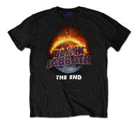 ROCKOFF Sabbath Men's Tee: The End T-Shirt, Nero (Black Black), Medium Uomo