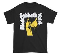 Black Sabbath - Uomo Vol 4 Yellow T-Shirt