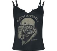 Black Sabbath US Tour '78 Donna Top Nero S 95% Viscosa, 5% elasthane Regular