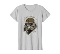 Black Sabbath US Tour 78 - Maglietta con Maschera Maglietta, Donna, Argento, 3XL