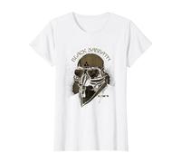 Black Sabbath US Tour 78 - Maglietta con Maschera Maglietta, Donna, Bianco, XL