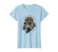 Black Sabbath US Tour 78 - Maglietta con Maschera Maglietta, Donna, Celeste, M