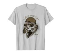 Black Sabbath US Tour 78 - Maglietta con Maschera Maglietta, Uomo, Argento, L