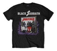 Black Sabbath Vintage Sabotage ufficiale Uomo maglietta unisex
