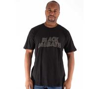 Black Sabbath Wavy Logo autorizzato Uomo maglietta