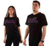 Black Sabbath Wavy Logo autorizzato Uomo maglietta