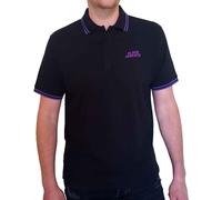Black Sabbath Wavy Logo Polo Shirt autorizzato Uomo maglietta