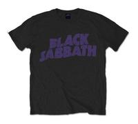 BLACK SABBATH' Wavy Logo Vintage' T-SHIRT - Nuovo