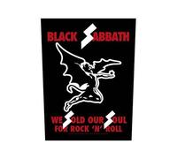 Black Sabbath We Sold Our Souls Ufficiale 30x36x27cm Toppa da schiena da cucire