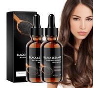 Black Seed Oil, hair oil Olio di Cumino Nero Biologico, Olio di Semi Neri Nigella Sativa per Perdita dei Capelli, per la Crescita dei Capelli, Pelle, Viso, Massaggio (30ml, 2PCS)