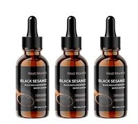 Black Sesame Rosemary Water Spray,Black Sesame Oil for Hair,Black Sesame Oil for Hair rosemary water spray for hair growth,Black Sesame Seed Oil for Hair (3 pcs)
