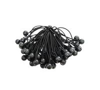 Black set of 10 pieces heavenly curtain tensioners elastic ropes St
