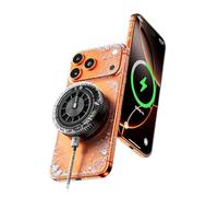 Black Shark Caricabatterie wireless con ventola di raffreddamento, 25 W pad magnetico a due lati compatibile con iPhone 17/16/15/14 Ricarica MagSafe, dispositivo di raffreddamento del telefono per