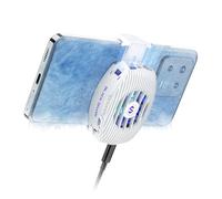 Black Shark FunCooler 5 NEO - Raffreddatore per smartphone con cavo, leggero, con illuminazione RGB, per dispositivi iPhone/Android da 68 a 85 mm, vite di fissaggio (bianco)