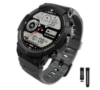 Black Shark GS3 Sport Smartwatch, Display AMOLED da 1,43", Impermeabile 5ATM, GPS, 128 Modalità Sport, Monitoraggio Sonno e Battito, Chiamate Bluetooth con ENC, Nero Nebbia
