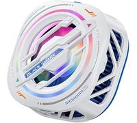 Black Shark Raffreddatore magnetico cellulare, ventilatore RGB portatile, radiatore grande area raffreddamento per telefono/tablet/iPad (bianco)