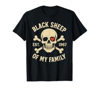 Black Sheep of My Family EST. 1967 Divertente Compleanno della Generazione X Maglietta