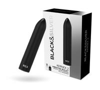 Black&silver - kernex 2 proiettile magnetico vibrante nero