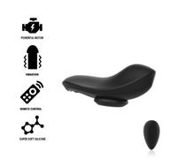 Black&Silver Preston - Vibratore Da Slip in Silicone con Telecomando - Nero