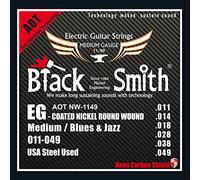 Black Smith 11-49 Coated - Set di corde per chitarra elettrica