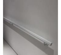 Black Stair il - Ringhiera in metallo antiscivolo per scale, corridoio e mansarda, lunghezza regolabile, colore bianco, perfetta per la sicurezza domestica