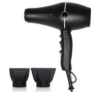 BLACK STAR KRONOS PHON ASCIUGACAPELLI PROFESSIONALE 2150W CON 2 BECCUCCI NERO