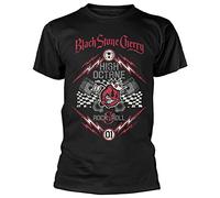 Black Stone Cherry High Octane Graphic Top Unisex 100% Cotton Short-Sleeve T-Shirts Black L