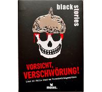 Black stories Attenzione, Cospirazione Moses Partyspiel Carte Gioco-Enigma