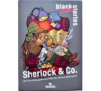 Black Stories Junior Sherlock & Co. Gioco Da Tavolo Moses Gioco Di Indovinelli